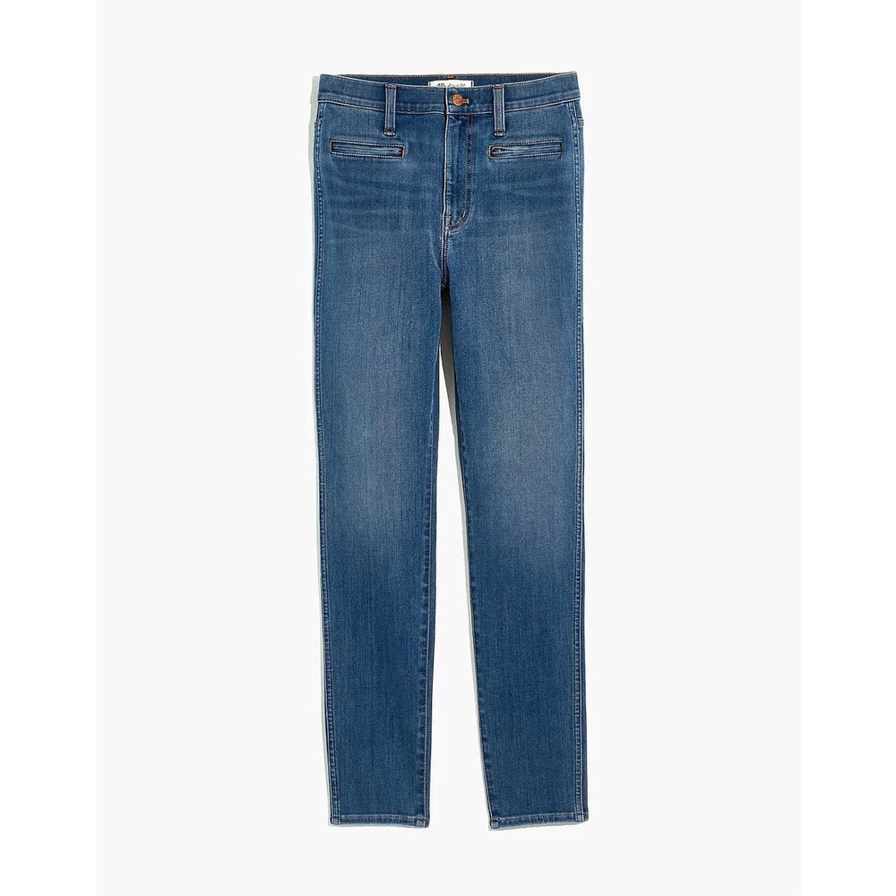 Madewell High-Rise Roadtripper Jeggings in Ellerby Wash: Zip Pocket Edition